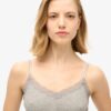 Essential Lace Trim Cropped Cami Top