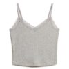 Essential Lace Trim Cropped Cami Top