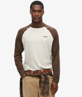 Essential Logo Baseball Long Sleeve Top