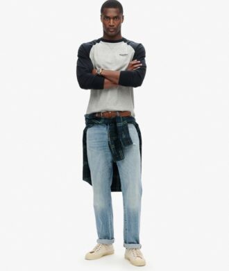 Essential Logo Baseball Long Sleeve Top