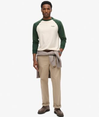 Essential Logo Baseball Long Sleeve Top
