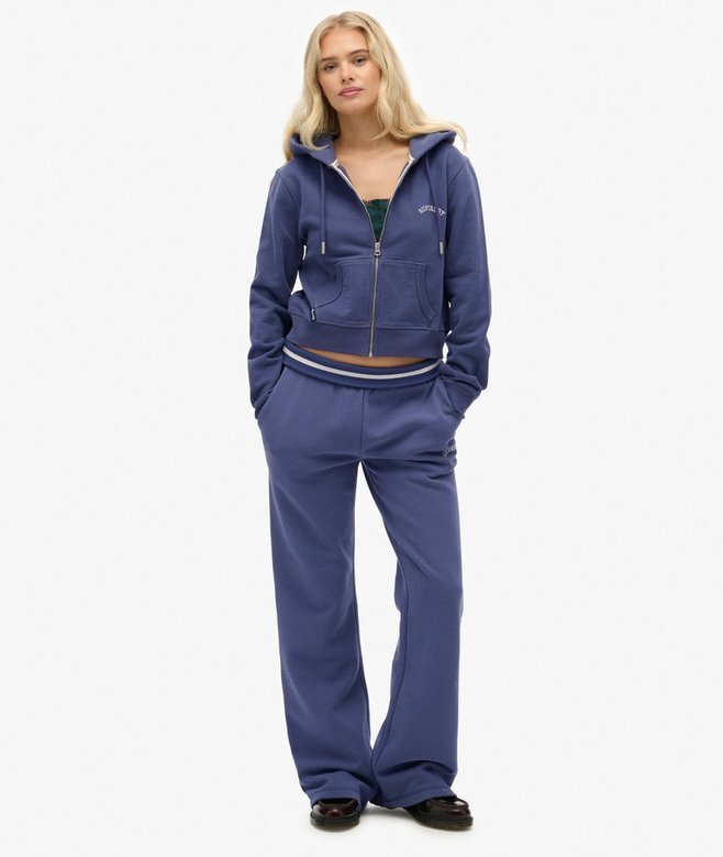 Essential Logo Cropped Zip Hoodie Essential Logo Cropped Zip Hoodie