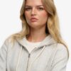 Essential Logo Cropped Zip Hoodie Essential Logo Cropped Zip Hoodie
