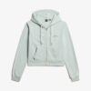 Essential Logo Cropped Zip Hoodie Essential Logo Cropped Zip Hoodie