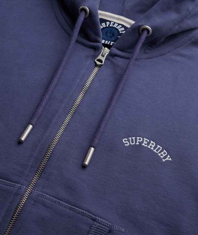 Essential Logo Cropped Zip Hoodie Essential Logo Cropped Zip Hoodie