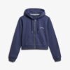 Essential Logo Cropped Zip Hoodie Essential Logo Cropped Zip Hoodie