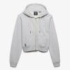 Essential Logo Cropped Zip Hoodie Essential Logo Cropped Zip Hoodie