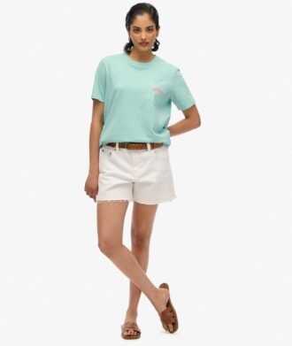 Essential Logo Garment Dye Pocket T-Shirt