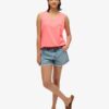 Essential Logo Garment Dye Vest Top