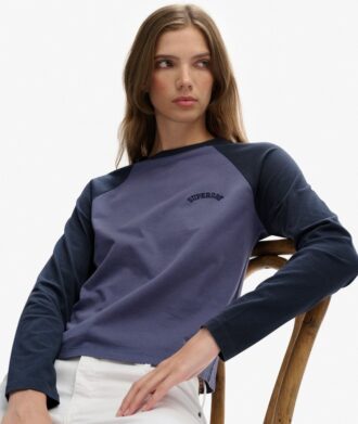 Essential Logo Long Sleeve Baseball Top