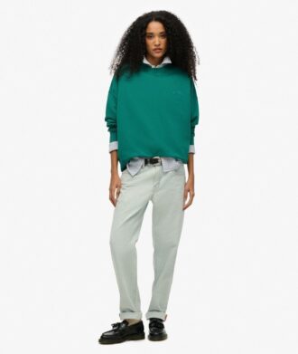 Essential Logo Oversized Crew Sweatshirt