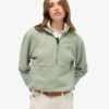 Essential Logo Oversized Half Zip Sweatshirt Essential Logo Oversized Half Zip Sweatshirt