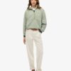 Essential Logo Oversized Half Zip Sweatshirt Essential Logo Oversized Half Zip Sweatshirt