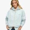 Essential Logo Oversized Raglan Zip Hoodie