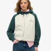 Essential Logo Oversized Raglan Zip Hoodie