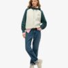 Essential Logo Oversized Raglan Zip Hoodie