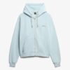 Essential Logo Oversized Raglan Zip Hoodie