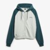Essential Logo Oversized Raglan Zip Hoodie