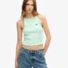 Essential Logo Striped Racer Vest Top