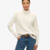 Essential Rib Knit Rollneck Jumper