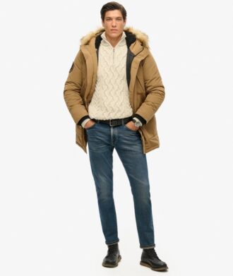 Everest Faux Fur Hooded Parka Coat