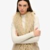 Faux Fur Afghan Long Gilet