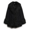 Faux Fur Lined Afghan Coat