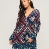 Flare Sleeve 60S Mini Dress