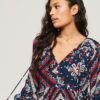 Flare Sleeve 60S Mini Dress