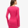 Flare Sleeve Bodycon Mini Dress