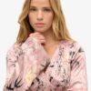 Flare Sleeve Jacquard Mini Dress