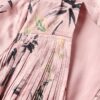 Flare Sleeve Jacquard Mini Dress
