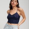 Floral Embroidered Corset Top