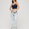 Floral Embroidered Corset Top