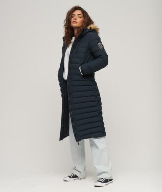 Fuji Hooded Longline Puffer Coat