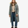 Fuji Hooded Longline Puffer Coat