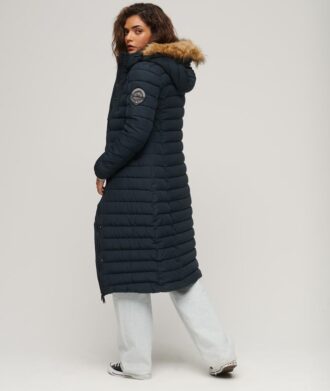 Fuji Hooded Longline Puffer Coat