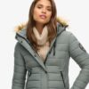Fuji Hooded Longline Puffer Coat