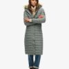 Fuji Hooded Longline Puffer Coat