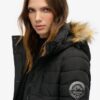 Fuji Hooded Mid Length Puffer Coat