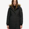 Fuji Hooded Mid Length Puffer Coat