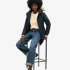 Fuji Hooded Mid Length Puffer Coat