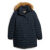 Fuji Hooded Mid Length Puffer Coat