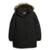 Fuji Hooded Mid Length Puffer Coat