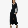 Half Button Midi Dress