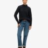 High Neck Cable Knit Jumper