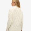 High Neck Cable Knit Jumper