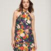 High Neck Sleeveless Mini Dress High Neck Sleeveless Mini Dress