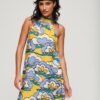 High Neck Sleeveless Mini Dress High Neck Sleeveless Mini Dress
