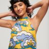 High Neck Sleeveless Mini Dress High Neck Sleeveless Mini Dress